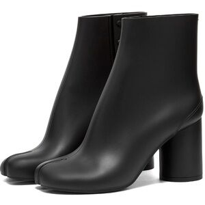 Maison Margiela Tabi Black Rain Boots split toe